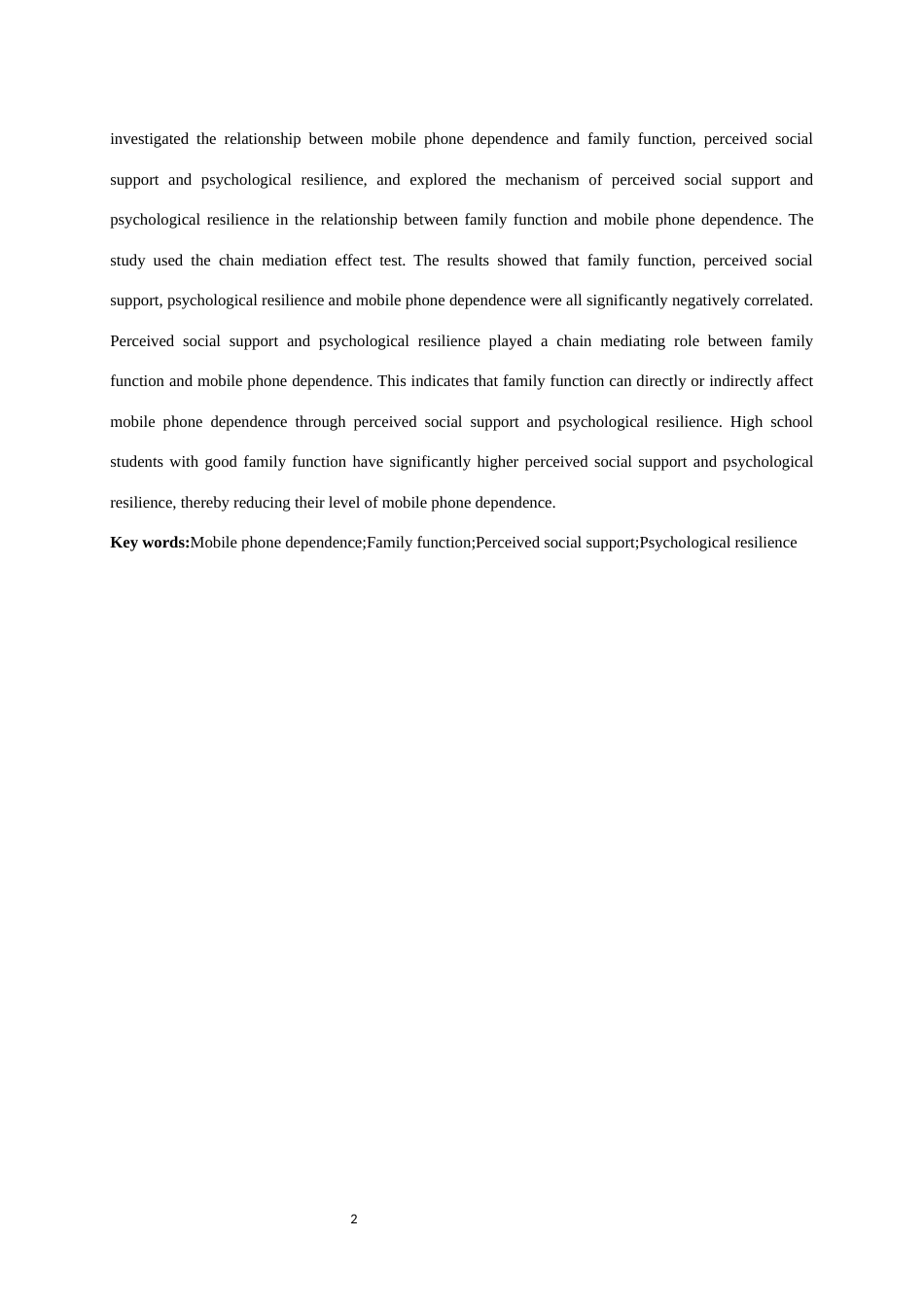 25年WH心理学（师范） 家庭功能对高中生手机依赖的影响：领悟社会支持和心理韧性的中介作用25.59-AI23.9最终稿-约15877字符.docx_第4页