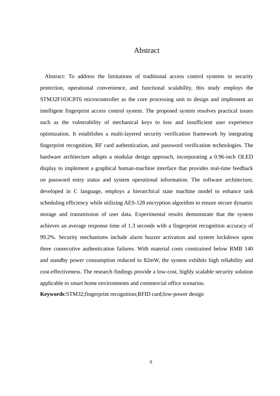 25年WH通信工程 基于单片机的指纹识别门禁系统设计3.13-AI17.13-约32444字符.doc_第4页