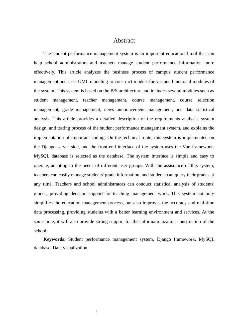 25年WH计算机科学技术-基于Python的学生成绩管理系统设计与实现最终稿-约17786字符.docx_第5页