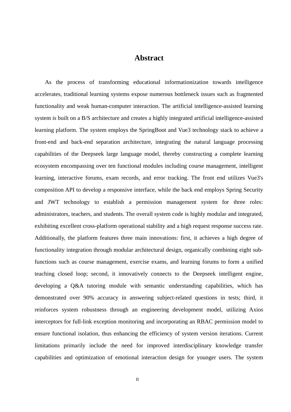 25年WH软件工程 基于人工智能的辅助学习系统设计与实现20.49-AI19.21_1-约25885字符.doc_第4页