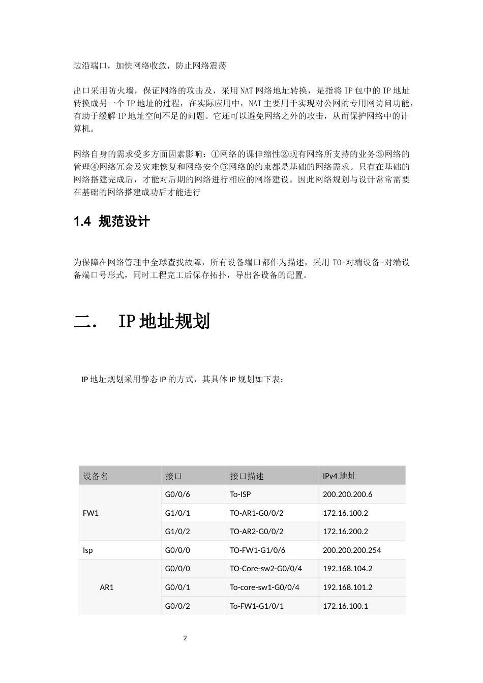 25年WH网络工程-基于ensp的校园网搭建最终稿-约7040字符-约7040字符.docx_第2页