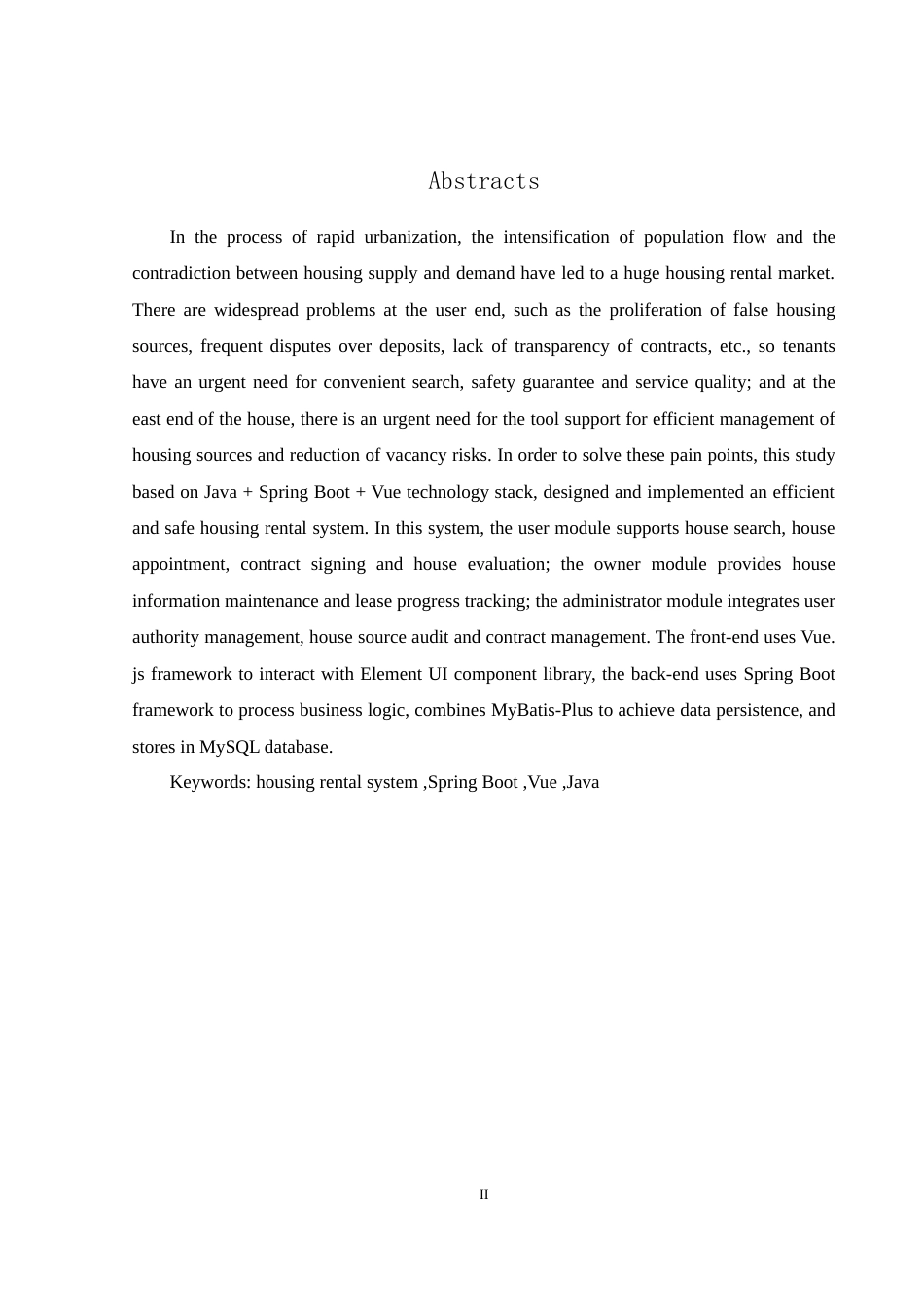 25年WH软件工程 基于JavaSpringBootVue的房屋租赁系统21.28-AI23.27_1-约21732字符.doc_第4页