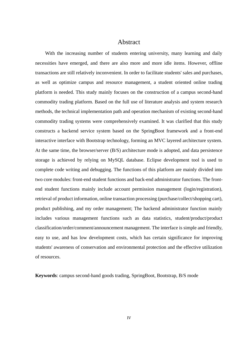 25年WH软件工程 基于SpringBoot与Bootstrap的校园二手商品交易平台19.64-AI14.34_1最终稿-约25016字符.docx_第4页