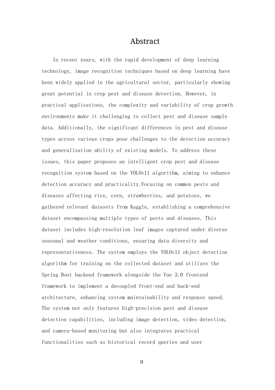 25年WH计算机科学与技术 基于深度学习的典型农作物病虫害识别16.85-AI31.88_1最终稿-约16946字符.docx_第5页