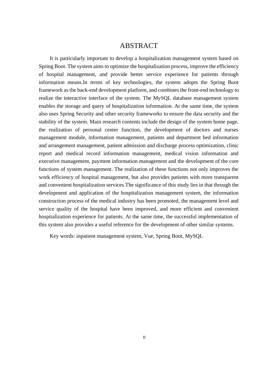 25年WH软件工程 住院管理信息系统的设计与实现15.01-AI33.02最终稿-约18561字符.docx_第4页