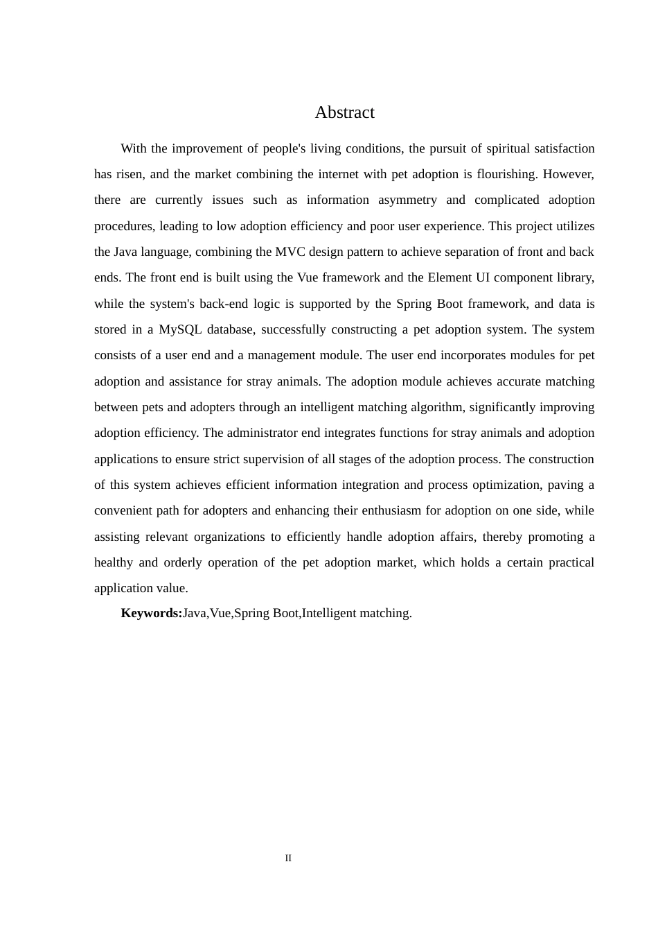 25年WH软件工程 流浪动物智能领养系统设计8.88-AI3.13最终稿-约15172字符.docx_第5页