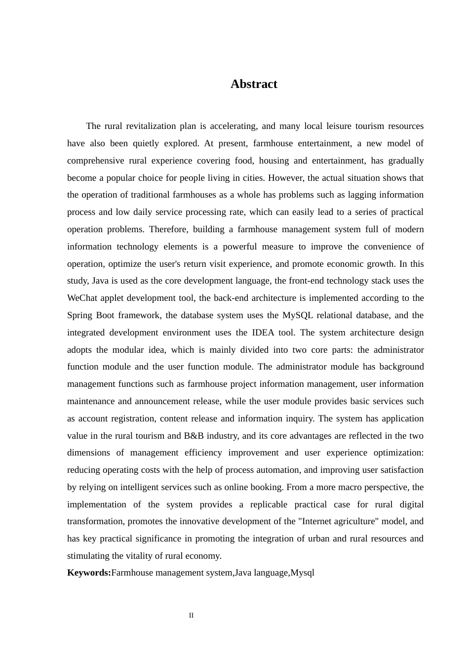 25年WH计算机科学技术-农家乐管理小程序的设计与实现.docx 标题：第一章绪论11.1系统开发背景11.2课题意义1最终稿-约20414字符.docx_第5页