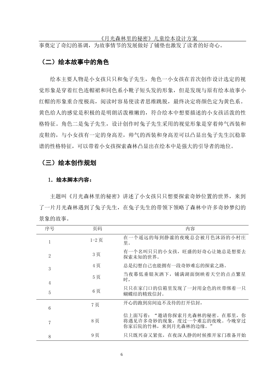 25年WH视觉传达设计 《月光森林里的秘密》儿童绘本设计方案1.91-AI10.04最终稿-约7315字符.docx_第7页