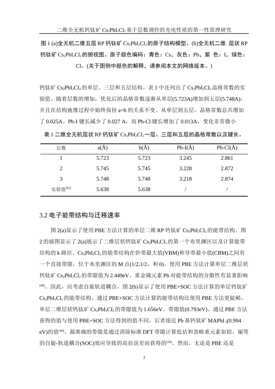 25年WH物理学 二维全无机钙钛矿Cs2PbI2Cl2基于层数调控的光电性质的第一性原理研究17.81-AI6.07最终稿-约16737字符.docx_第8页