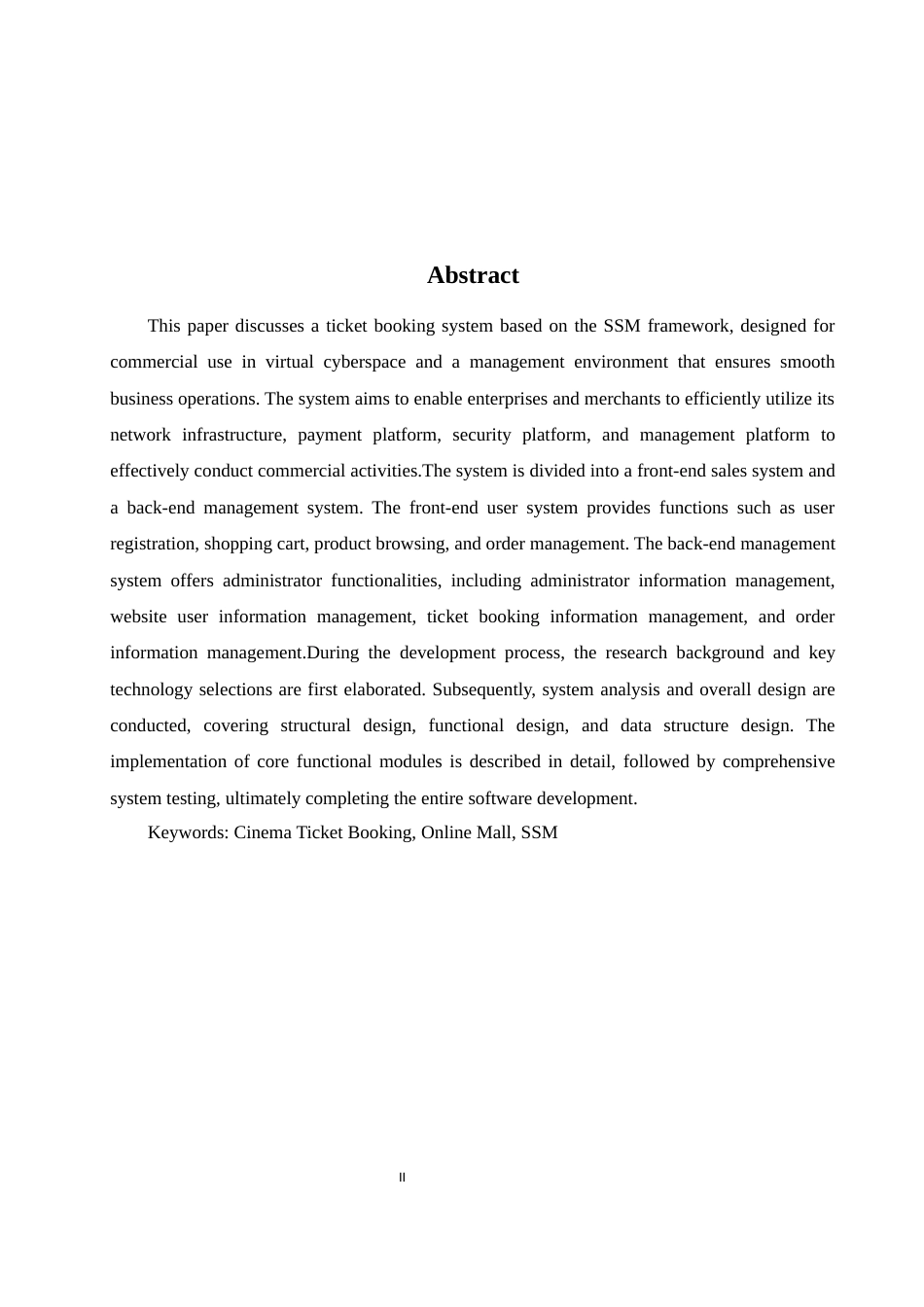 25年WH计算机科学与技术 基于JAVA的影院订票系统的设计与实现22.43-AI28.95_1最终稿-约17019字符.docx_第4页