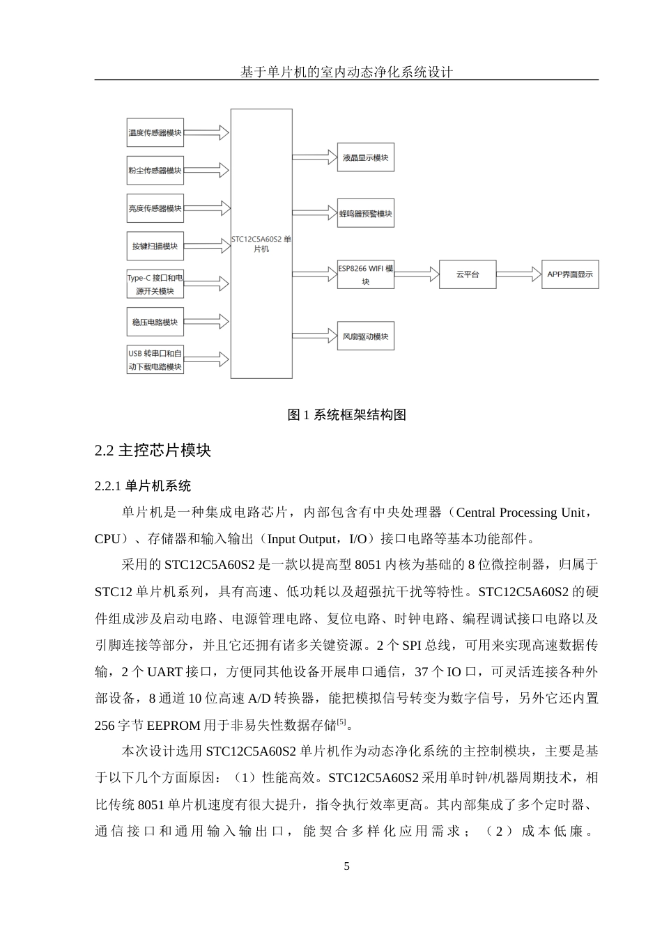25年WH电子信息科学与技术 基于单片机的室内动态净化系统设计11.54-AI11.39-约17559字符.doc_第6页