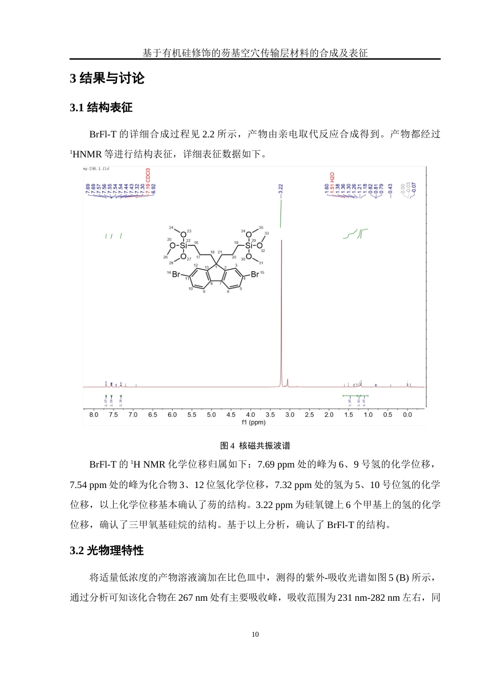 25年WH化学 基于有机硅修饰的芴基空穴传输层材料的合成及表征14.82-AI15.55定稿-约10484字符.docx_第10页