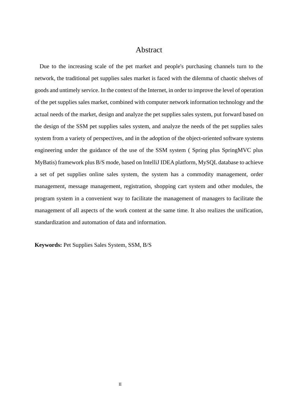 25年WH计算机科学-基于SSM框架的宠物用品销售系统的设计与实现最终稿-约15551字符.docx_第4页