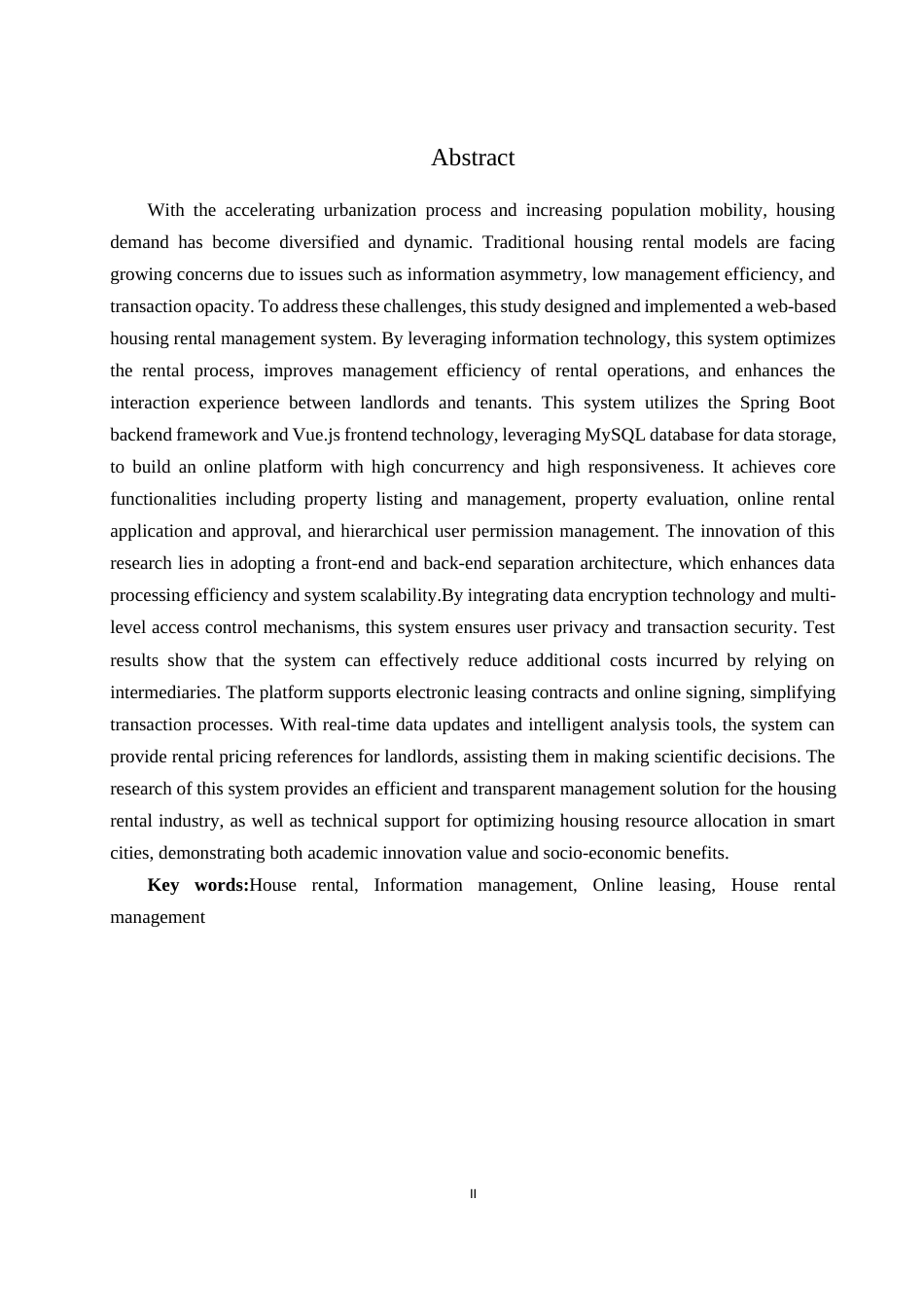 25年WH计算机科学技术-基于Web的房屋出租管理系统的设计与实现最终稿-约18083字符.docx_第5页