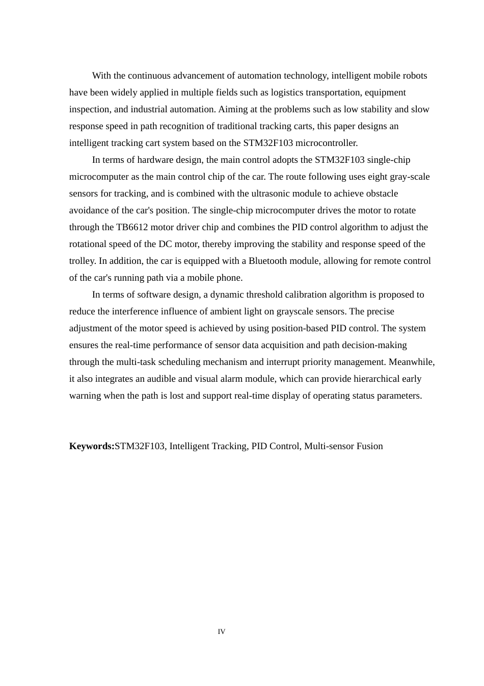 25年WH通信工程-基于STM32的避障小车设计 关键词：智能循迹；PID控制；多传感器融合最终稿-约17861字符.docx_第6页