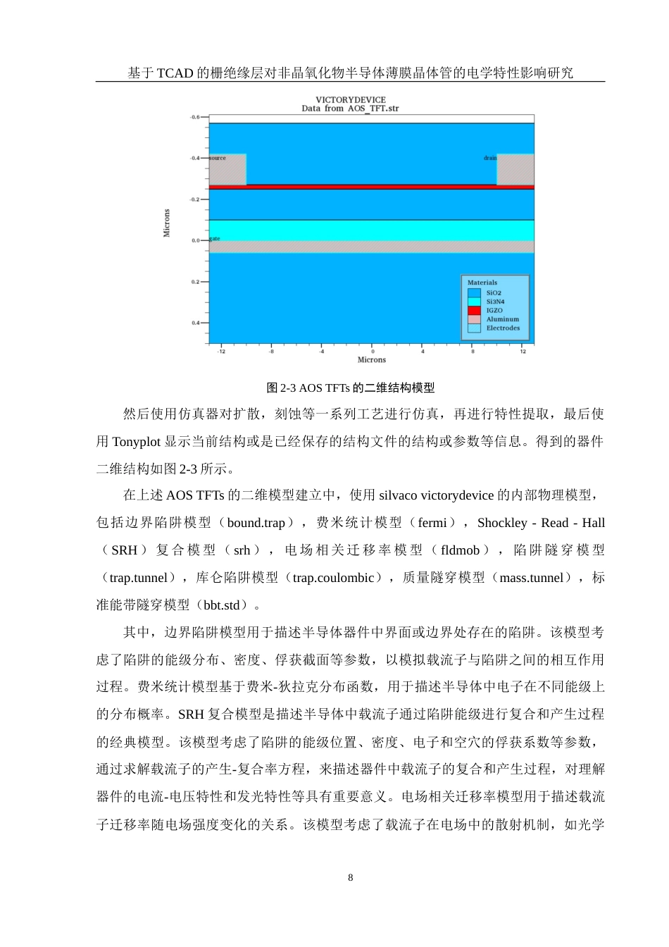 25年WH集成电路设计与集成系统 基于TCAD的栅绝缘层对非晶氧化物半导体薄膜晶体管的电学特性影响研究12.04-AI23.16最终稿-约16211字符.docx_第9页