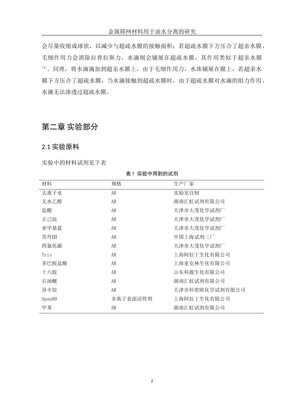 25年WH化学 复合金属筛网材料用于油水分离的研究6.04-AI20.04-约9945字符.doc_第6页