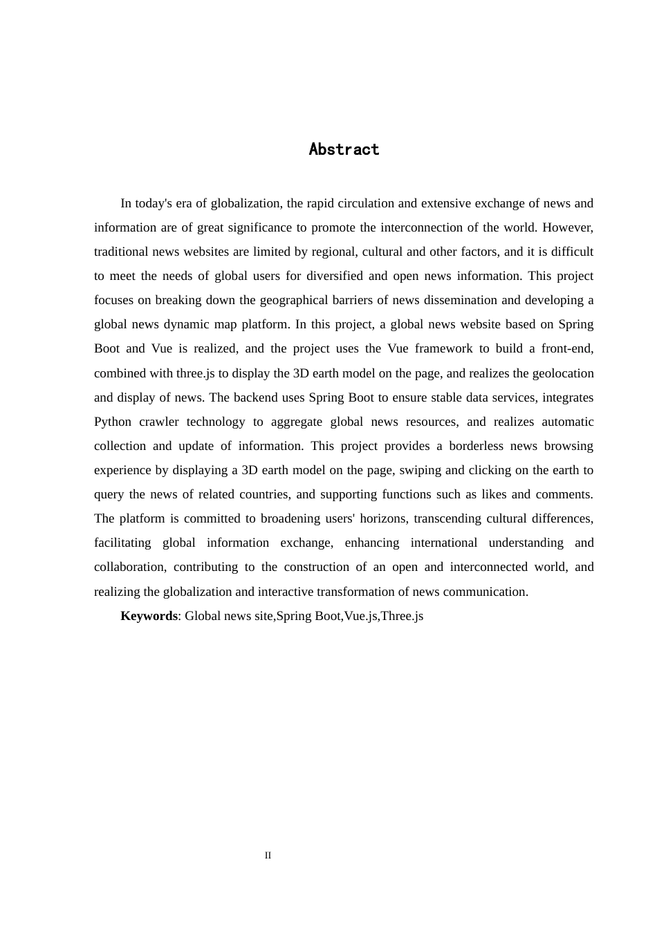 25年WH计算机科学与技术 基于Spring Boot和Vue的交互式寰球新闻网站设计与实现27.27-AI20.65_1最终稿-约12797字符.docx_第4页
