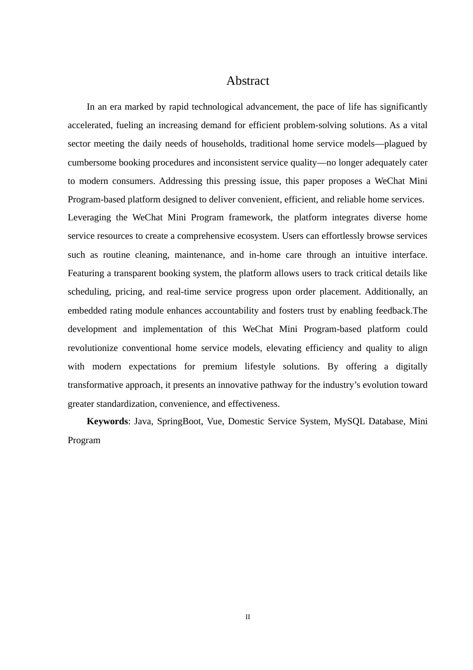 25年WH软件工程 家政服务小程序的设计与实现3.97-AI2.94最终稿-约16006字符.docx_第5页