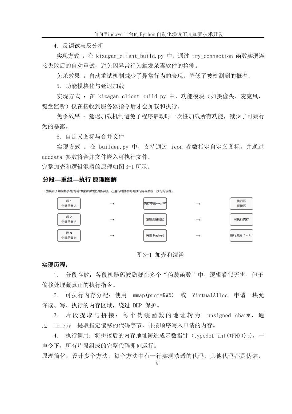 25年WH软件工程 面向Windows平台的Python自动化渗透工具加壳技术开发10.62-AI30.39最终稿-约12856字符.docx_第10页