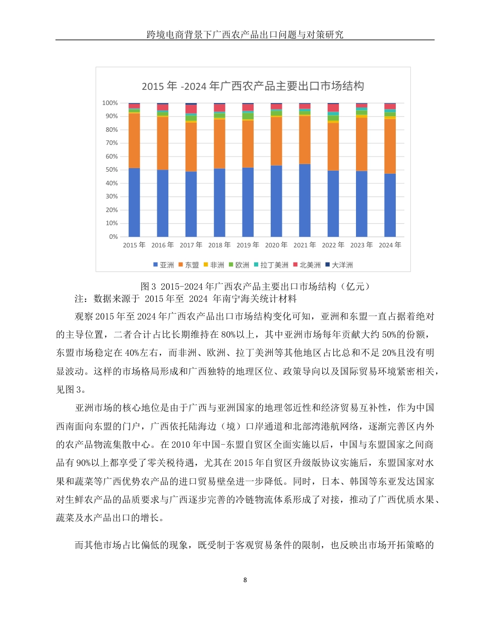 25年WH国际经济与贸易 跨境电商背景下广西农产品出口贸易问题与对策研究10.97-AI15.74最终稿-约12407字符.docx_第9页