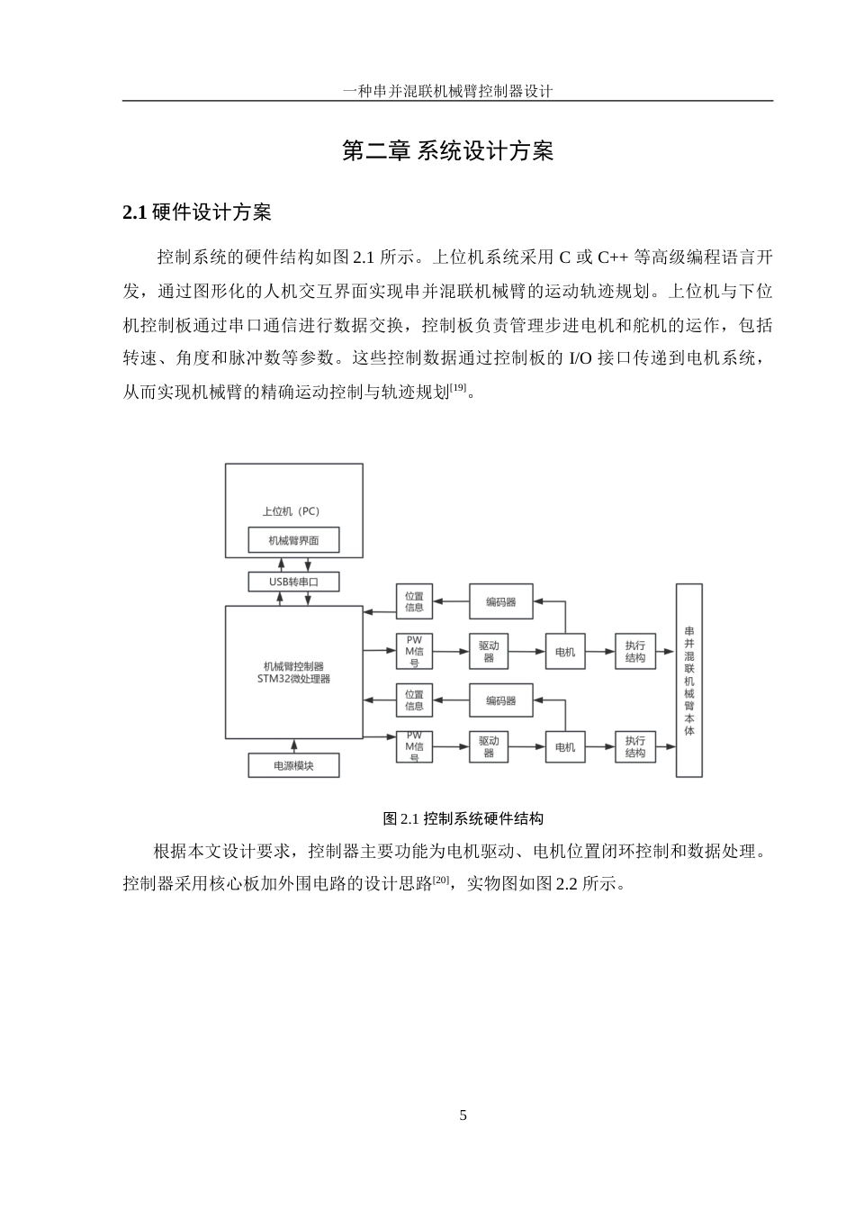 25年WH机械设计制造及其自动化 一种串并混联机械臂控制器设计10.98-AI16.84-约20313字符.doc_第9页