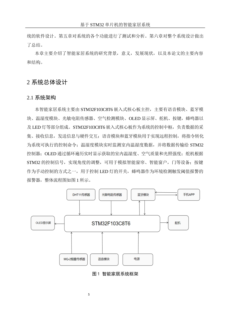 25年WH光电信息科学与工程 基于STM32单片机的智能家居系统25.08-AI17.33终稿-约18346字符.docx_第7页