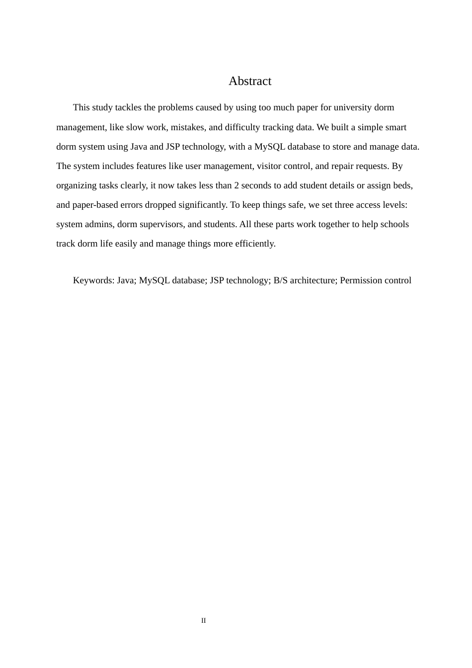 25年WH软件工程 智慧宿舍一体化系统设计与实现23.15-AI31.95_1终稿-约10625字符.docx_第4页