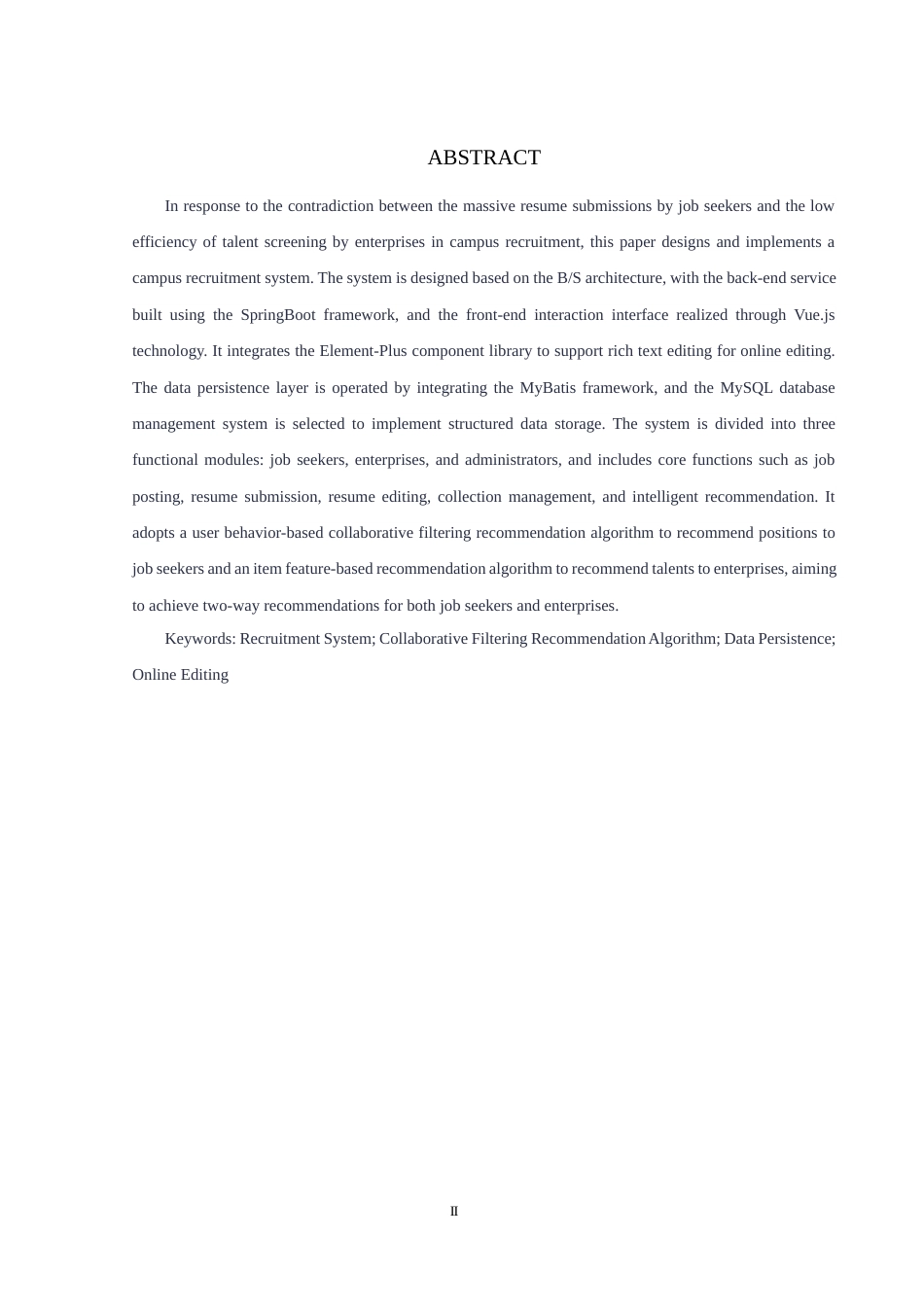 25年WH计算机科学与技术 基于协同过滤推荐算法的校园招聘系统12.79-AI15.29_1终稿-约18072字符.docx_第2页