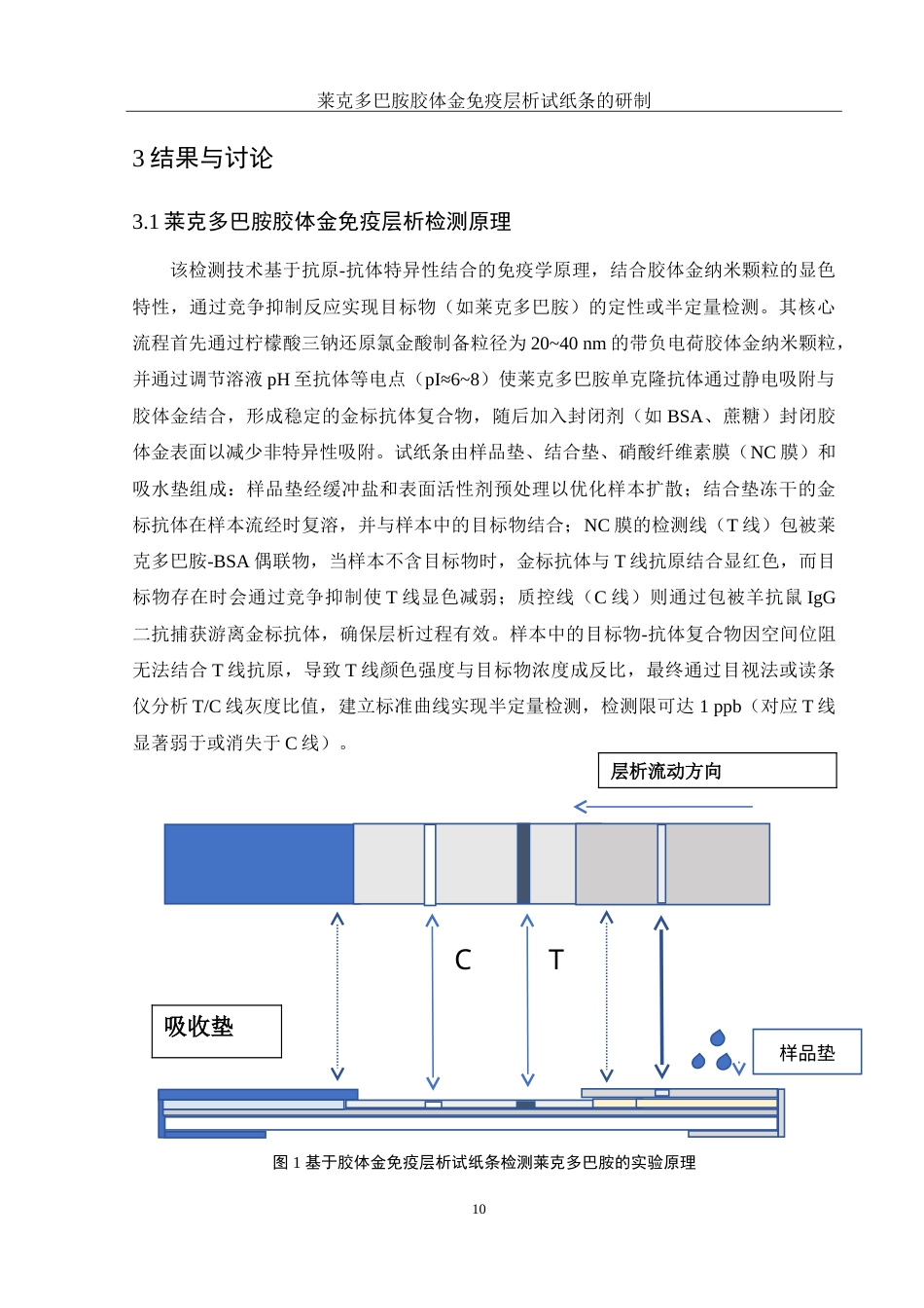 25年WH化学 莱克多巴胺胶体金免疫层析试纸条的研制17.07-AI27.01-约14584字符.doc_第10页