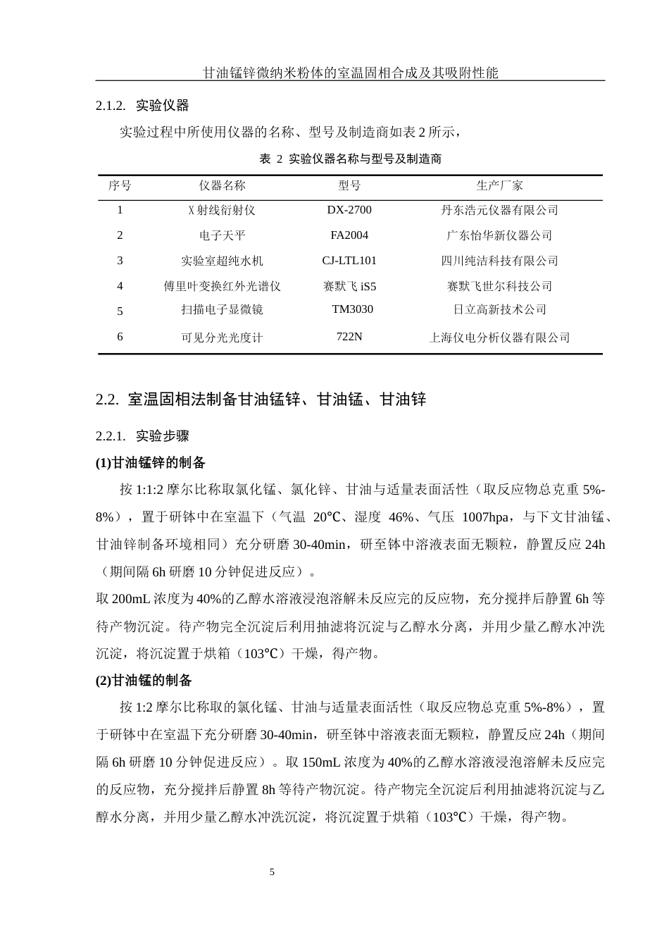 25年WH制药工程 甘油锰锌微纳米粉体的室温固相合成及其吸附性能11.28-AI17.55终稿-约10165字符.docx_第9页