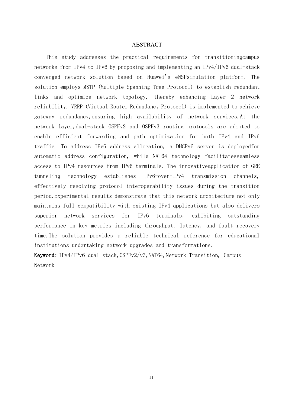 25年WH网络工程 智慧校园双网融合网络设计与仿真24.65-AI7.27_1终稿-约14669字符.docx_第4页