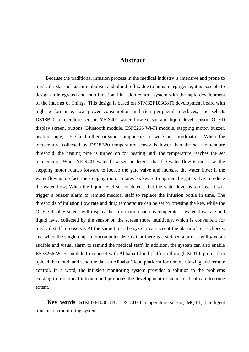 25年WH机械设计制造及其自动化 输液监控系统设计12.36-AI21.64终稿-约26046字符.docx_第4页