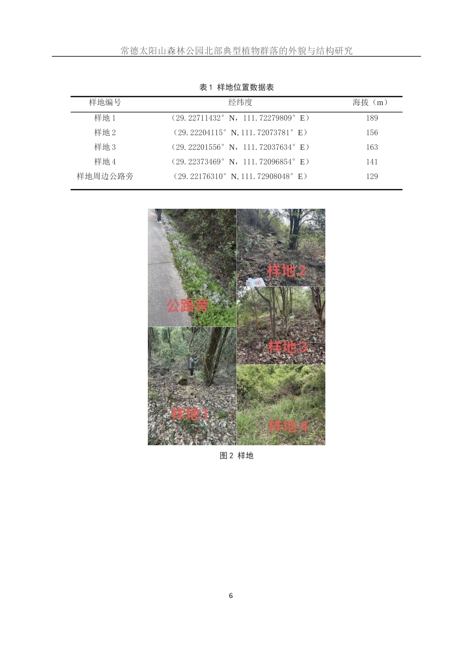 25年WH地理科学 常德太阳山森林公园北部典型植物群落的外貌与结构研究21.25-AI19.06终稿-约10907字符.docx_第9页