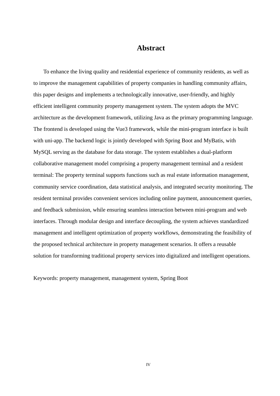 25年WH软件工程 智能小区物业管理系统设计与实现9.91-AI22.74_1-约20665字符.doc_第4页