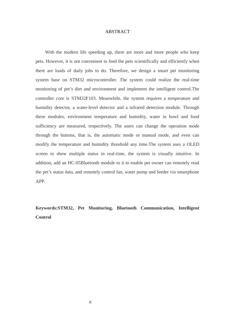 25年WH通信工程 基于STM32的宠物智能监护服务系统设计9.83-AI7.31_1终稿-约26630字符.docx_第5页
