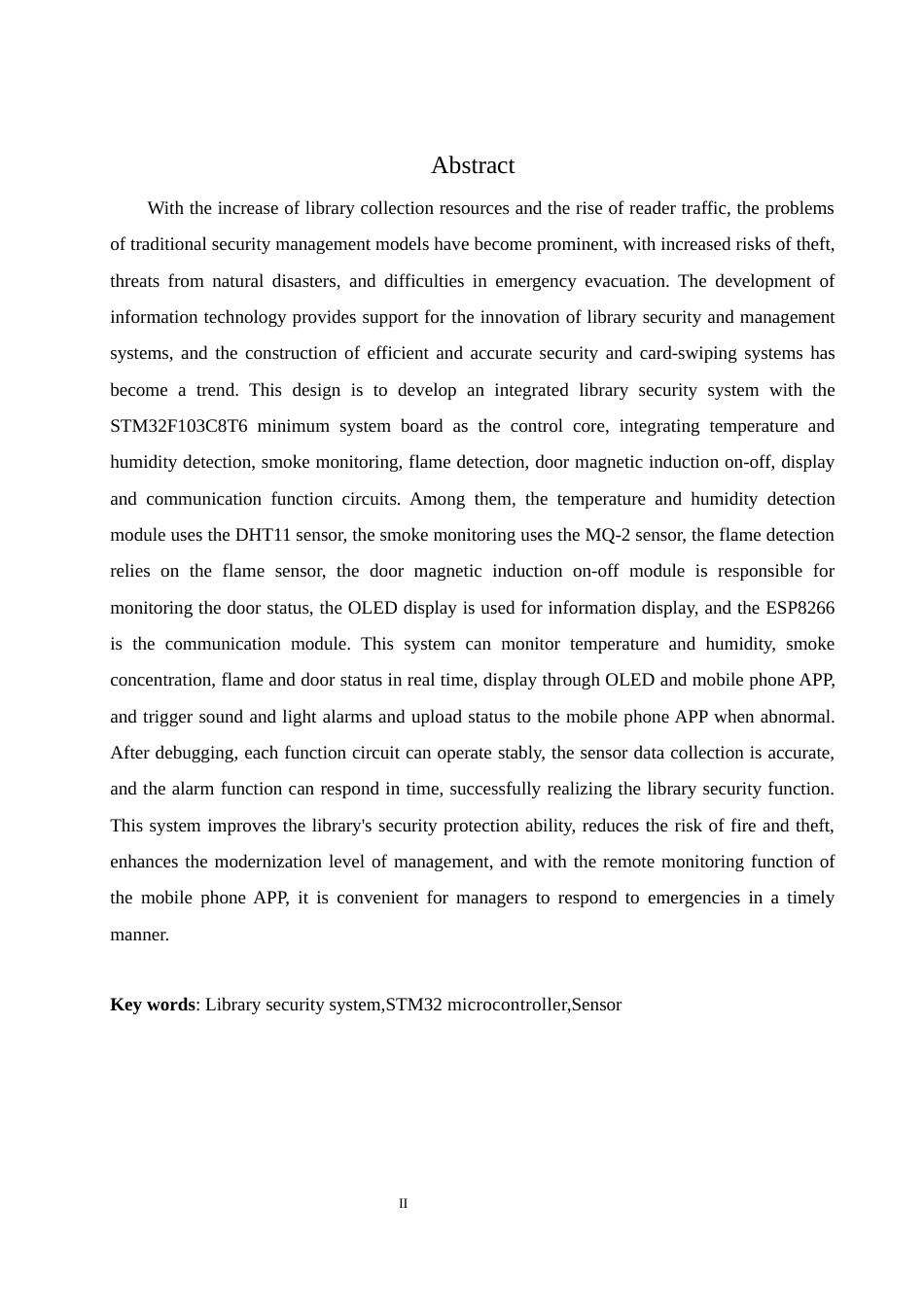 25年WH自动化-书馆安防及刷卡系统设计关键词：图书馆安防，STM32单片机，传感器终稿-约15461字符.docx_第5页