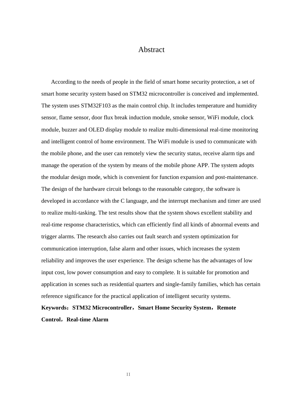 25年WH通信工程 基于STM32单片机的智能安防系统的设计10.41-AI5.86_1终稿-约21666字符.docx_第4页