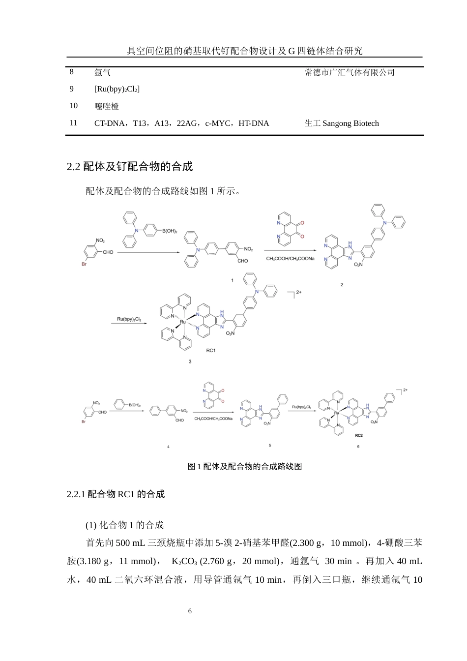 25年WH化学 具空间位阻的硝基取代钌配合物设计及G-四链体结合研究12.31-AI1.66终稿-约14313字符.docx_第8页