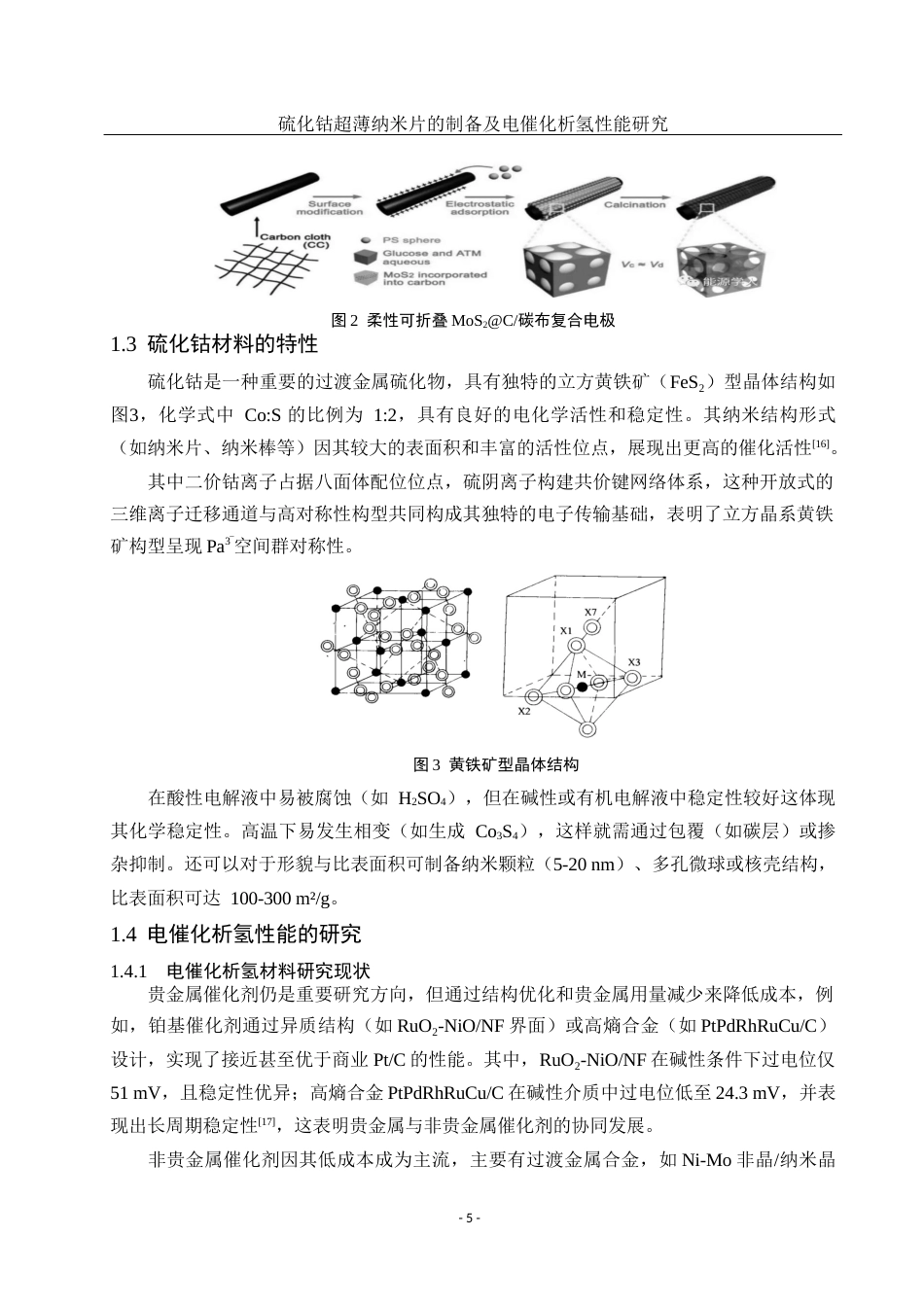 25年WH材料科学与工程 硫化钴超薄纳米片的制备及电催化析氢性能研究22.53-AI8.07终稿-约12694字符.docx_第6页