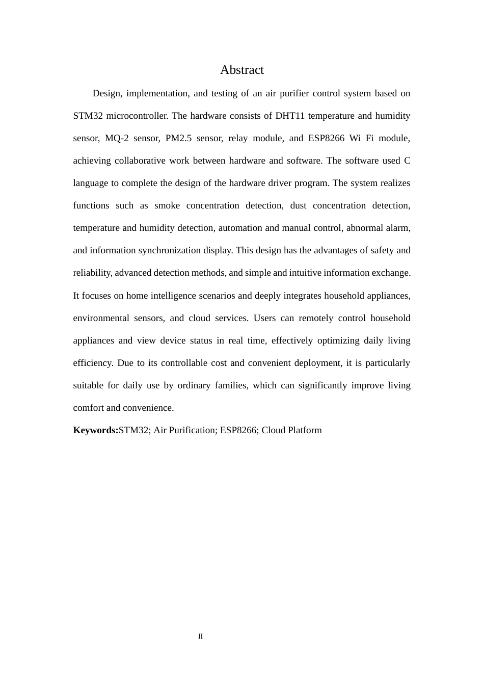 25年WH建筑电气与智能化-基于STM32的空气净化器控制系统设计终稿-约15679字符.docx_第5页