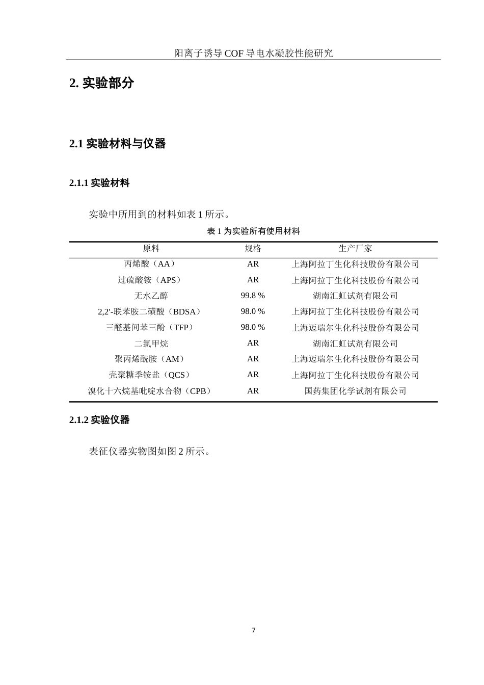 25年WH材料科学与工程 阳离子诱导COF导电水凝胶性能研究7.7-AI17.76终稿-约8327字符.docx_第9页