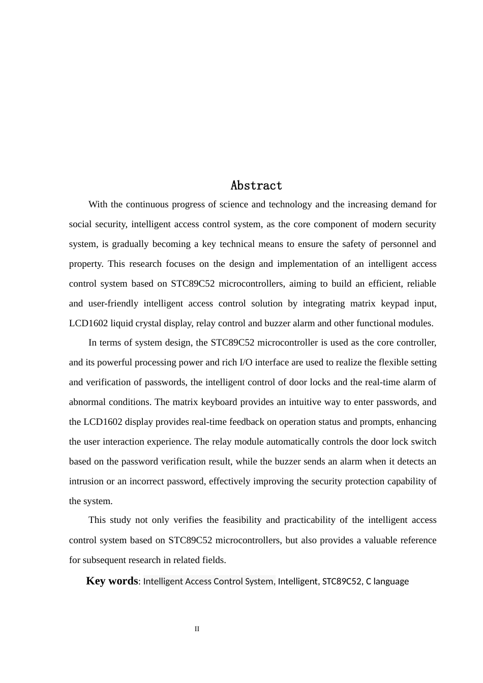 25年WH机械设计制造及其自动化 智能门禁控制系统设计7.77-AI35.12终稿-约16672字符.docx_第4页