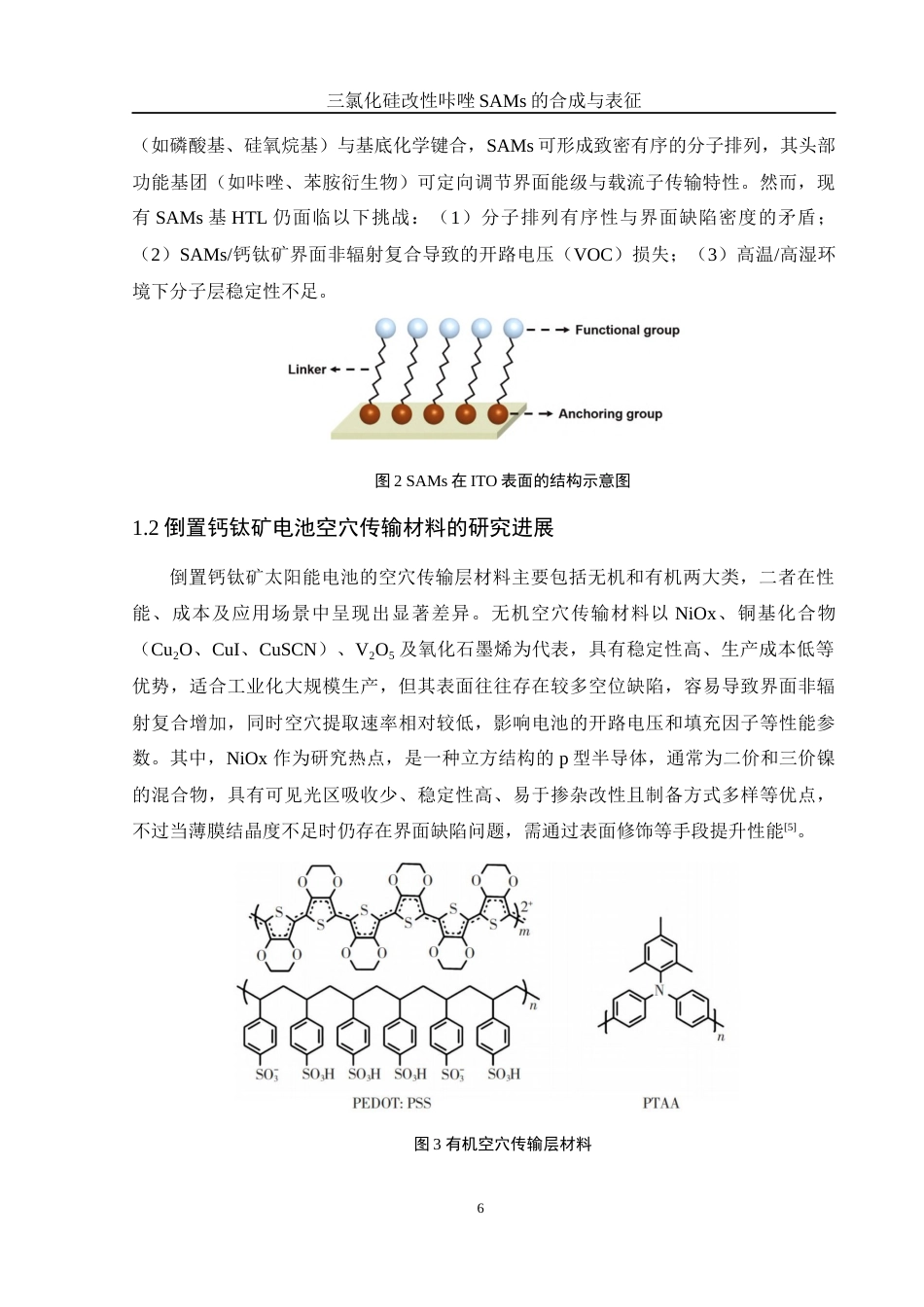 25年WH化学 三氯化硅改性咔唑SAMs的合成及表征16.28-AI22.56终-约11561字符.docx_第6页