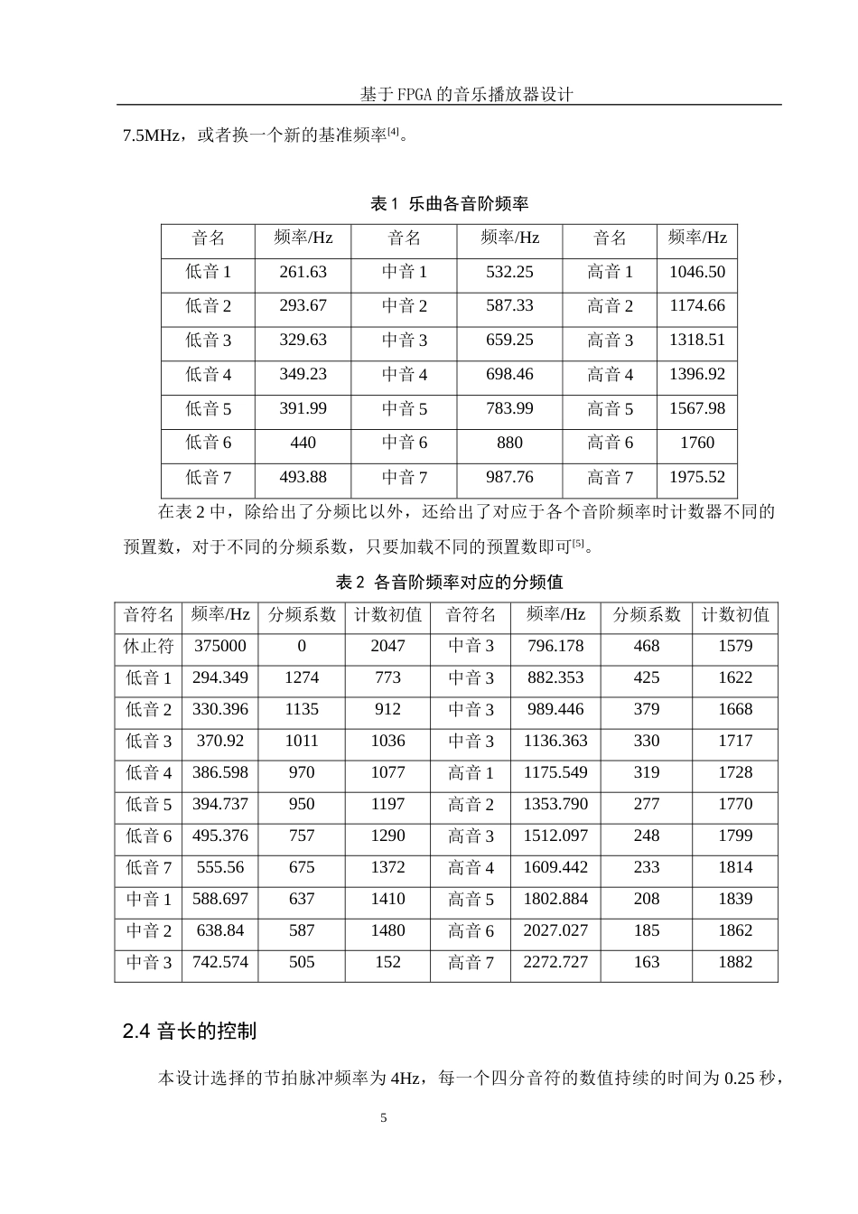 25年WH电子信息科学与技术 基于FPGA的音乐播放器设计15.52-AI16.76终-约10466字符.docx_第7页