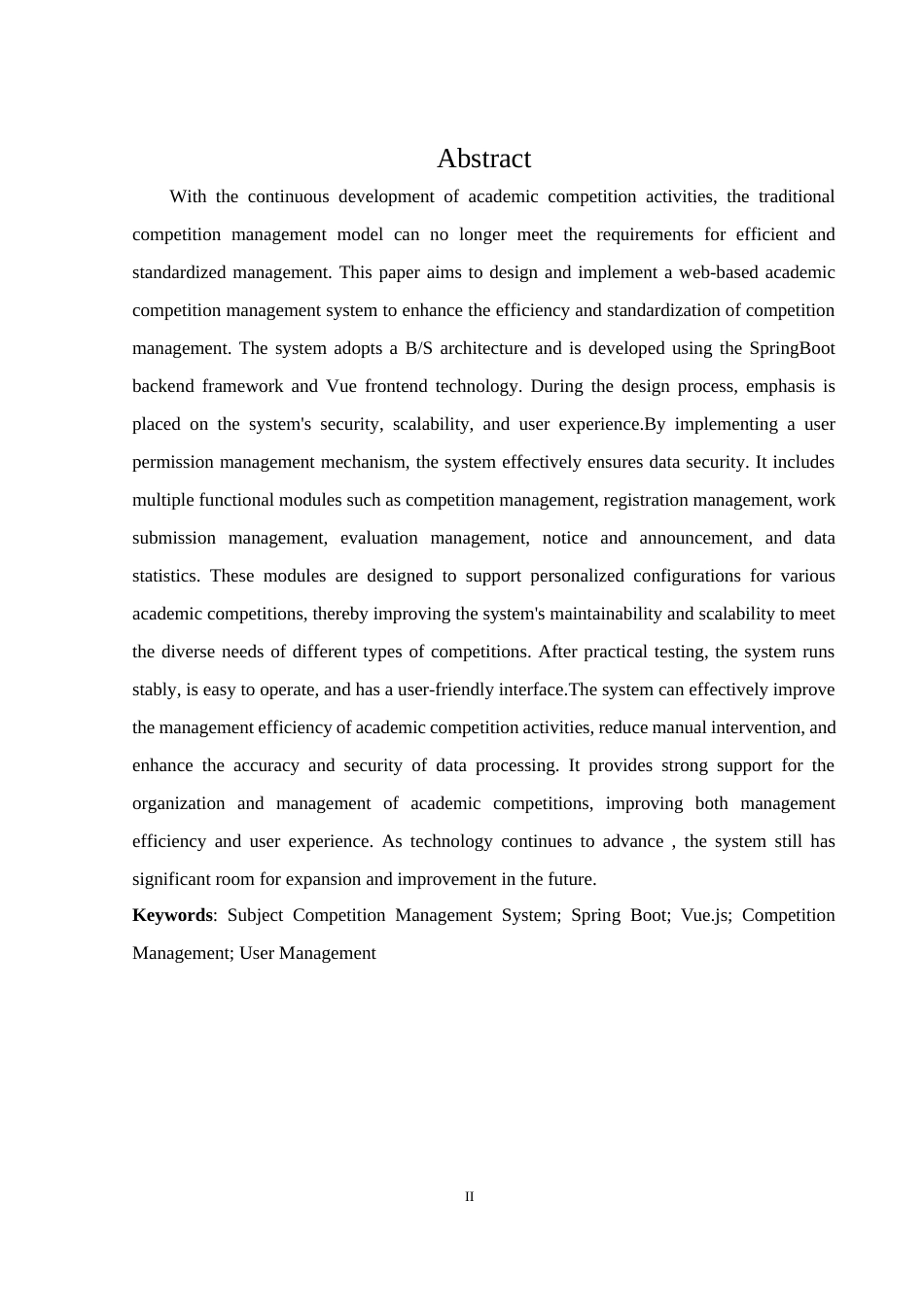 25年WH计算机科学与技术 基于WEB的学科竞赛管理系统设计与实现7.29-AI19.78_1终稿-约20469字符.docx_第4页