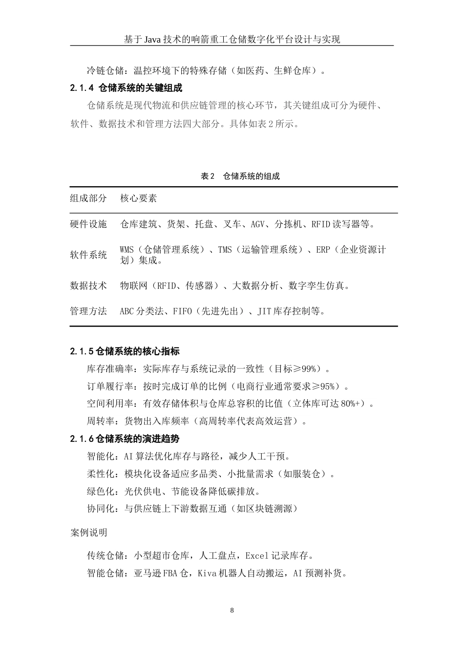 25年WH信息与计算科学 基于Java技术的响箭重工仓储数字化平台设计与实现11.88-AI17.28终稿-约9634字符.docx_第9页