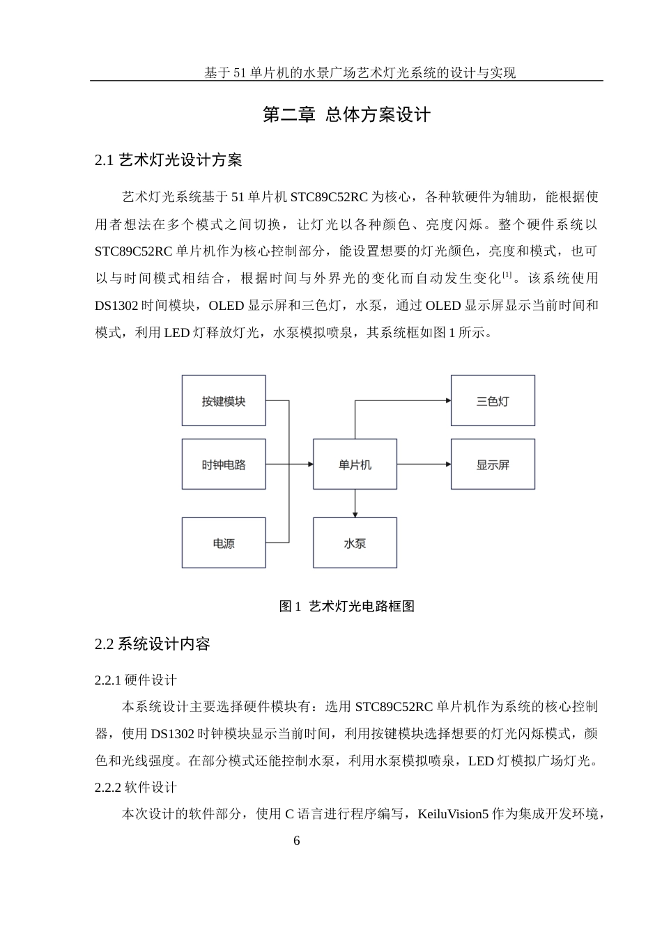 25年WH电子信息科学与技术 基于51单片机的水景广场艺术灯光系统的设计与实现27.2-AI12.03终稿-约11041字符.docx_第8页