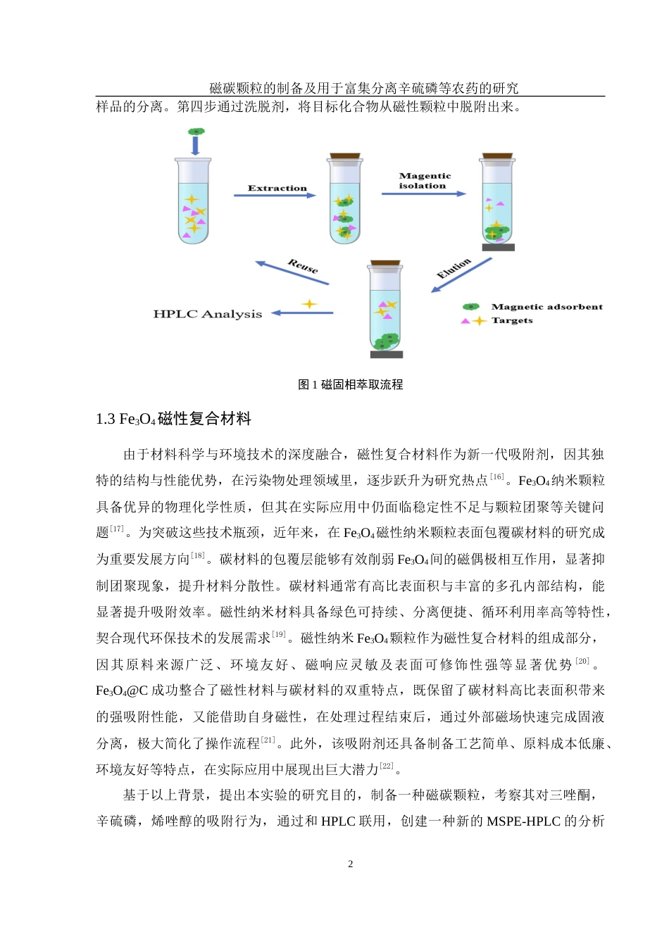 25年WH化学 磁碳颗粒的制备及用于富集分离辛硫磷等农药的研究14.57-AI19.26-约10055字符.doc_第6页