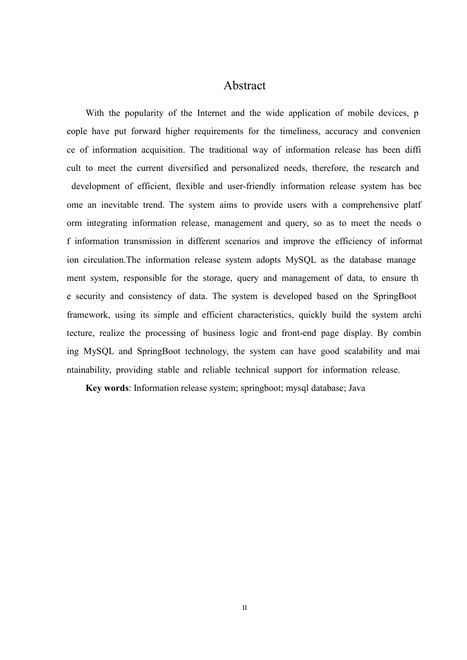 25年WH计算机科学与技术 基于spring boot的信息发布系统的设计与实现16.86-AI6.23终稿-约20269字符.pdf_第4页